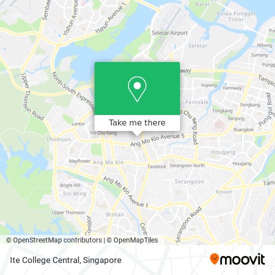 Ite College Central map