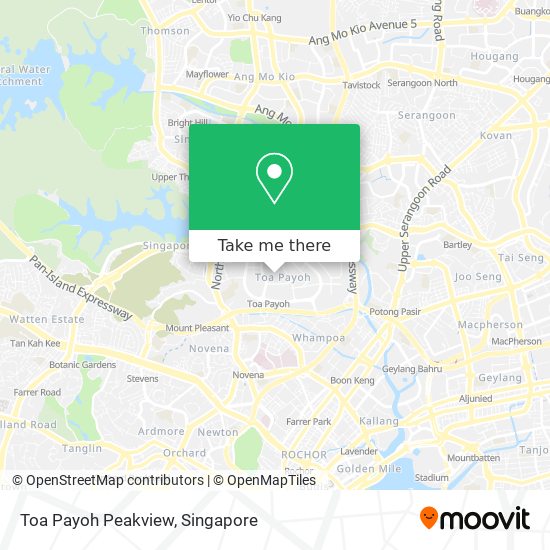 Toa Payoh Peakview map