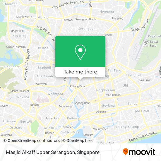 Masjid Alkaff Upper Serangoon map