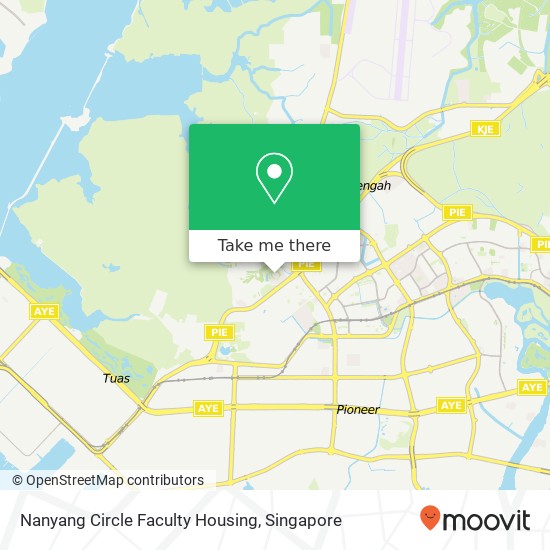 Nanyang Circle Faculty Housing map