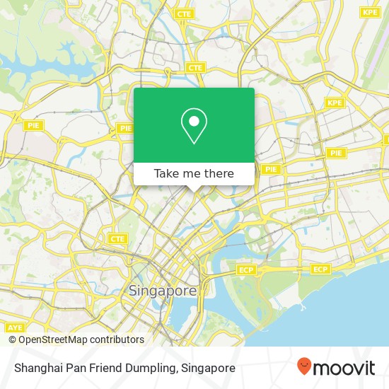 Shanghai Pan Friend Dumpling map