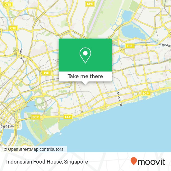 Indonesian Food House map