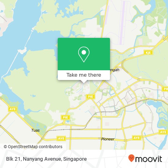 Blk 21, Nanyang Avenue map