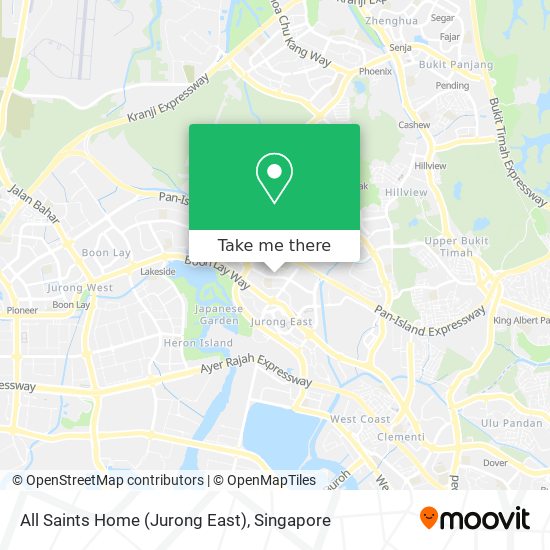 All Saints Home (Jurong East) map