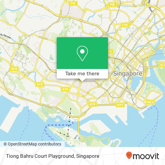 Tiong Bahru Court Playground map