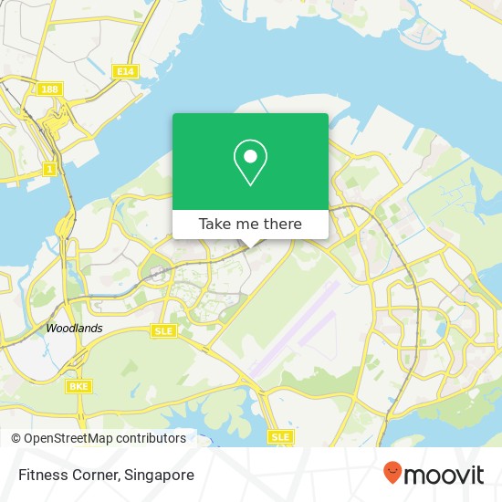 Fitness Corner map