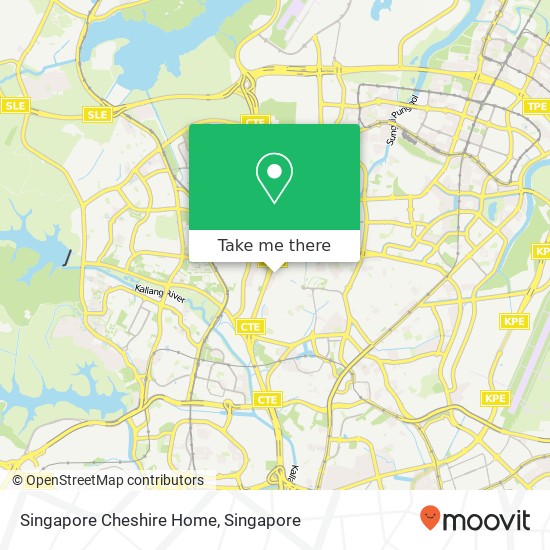Singapore Cheshire Home map