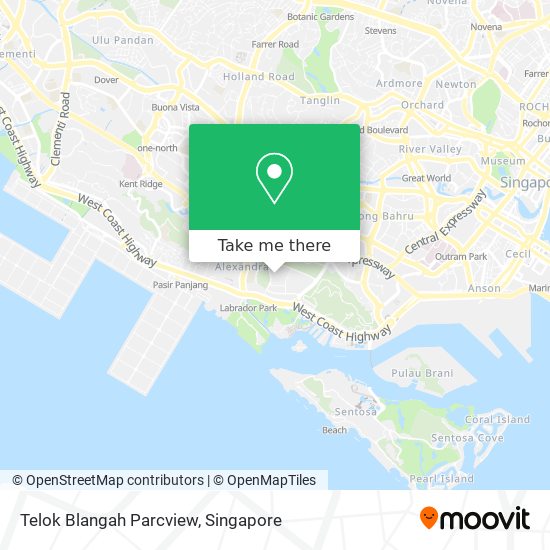 Telok Blangah Parcview map