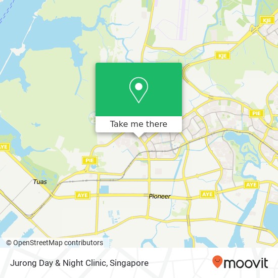 Jurong Day & Night Clinic map