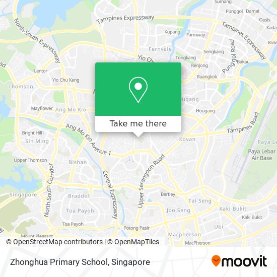 Zhonghua Primary School map