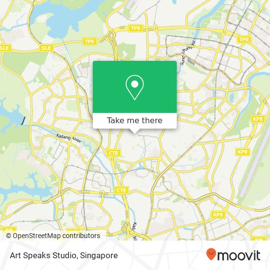 Art Speaks Studio map