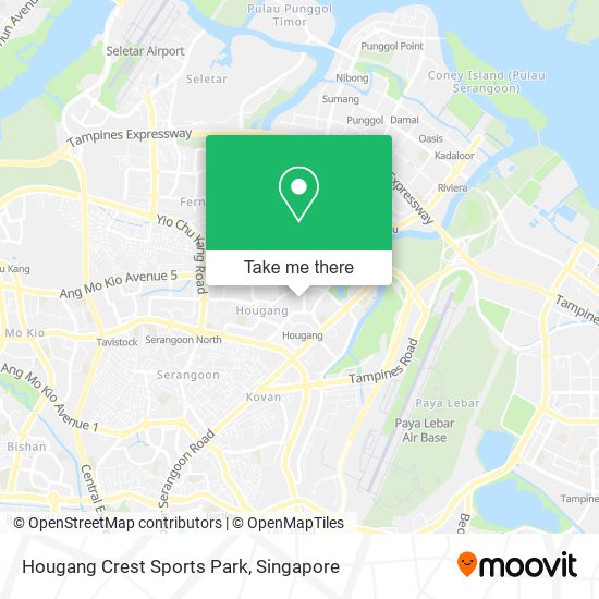 Hougang Crest Sports Park map