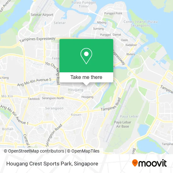 Hougang Crest Sports Park map