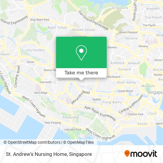 St. Andrew's Nursing Home map