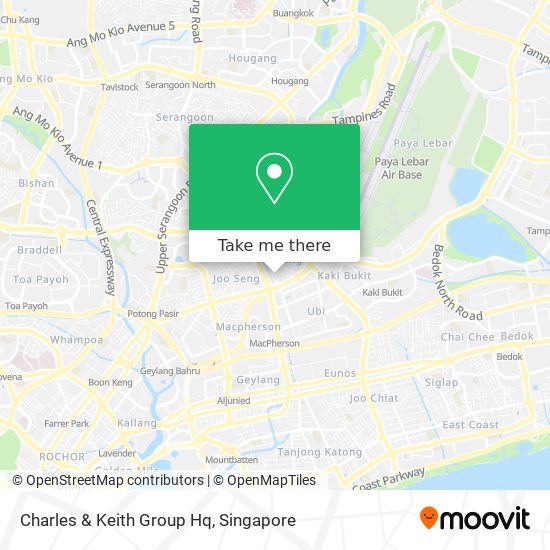 How to get to Charles & Keith Group Hq in Singapore by Metro or Bus?