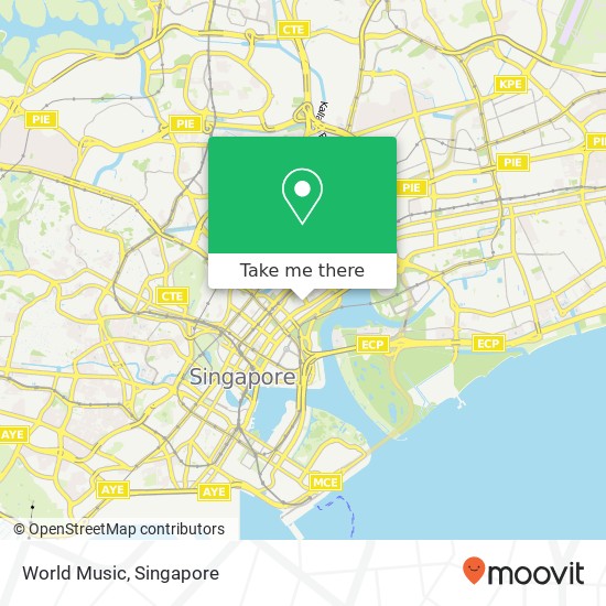 World Music map