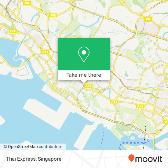 Thai Express map