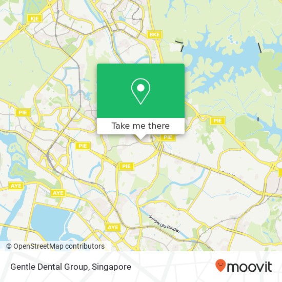 Gentle Dental Group map