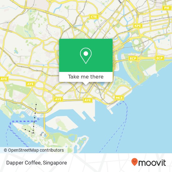 Dapper Coffee map