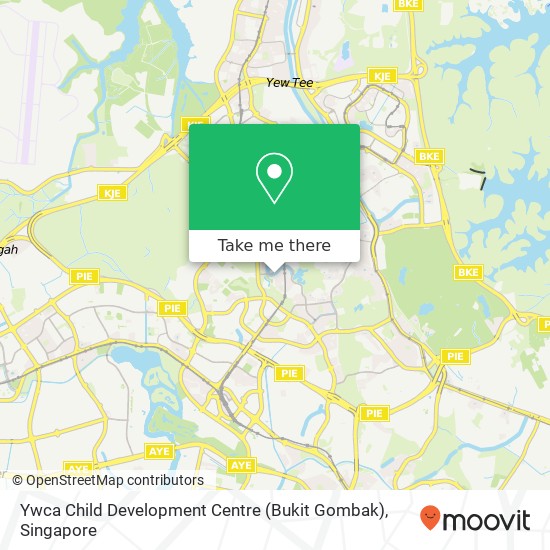 Ywca Child Development Centre (Bukit Gombak) map
