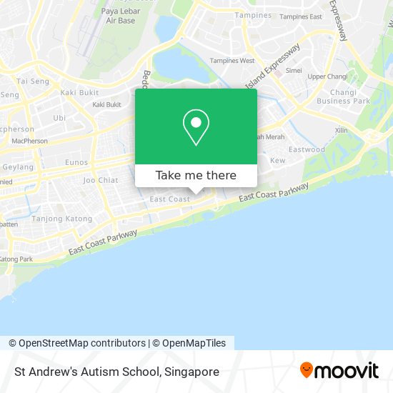 St Andrew's Autism School map