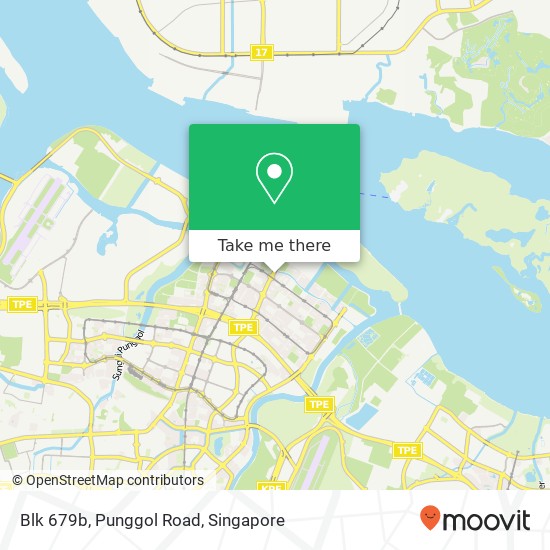 Blk 679b, Punggol Road地图