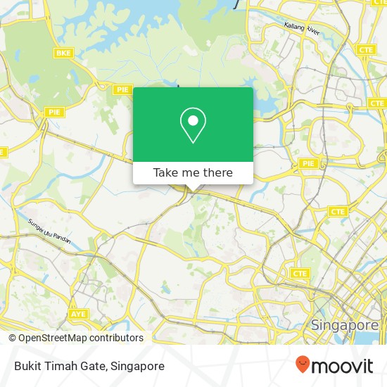 Bukit Timah Gate map