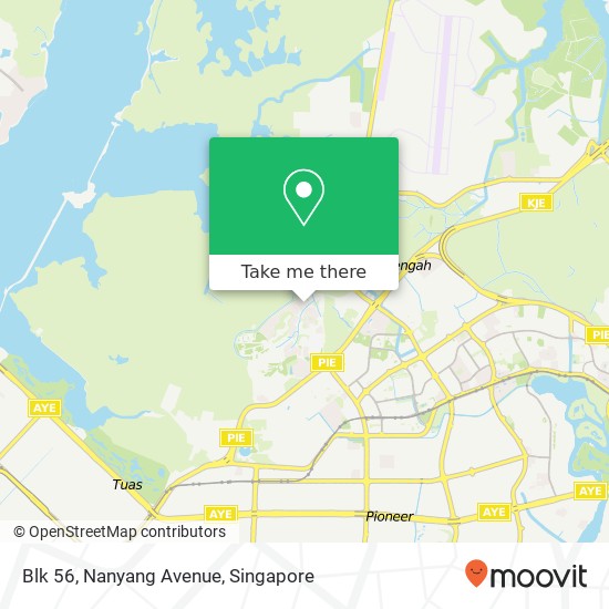 Blk 56, Nanyang Avenue map