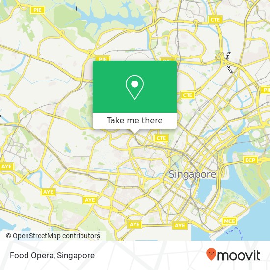 Food Opera map