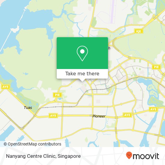 Nanyang Centre Clinic map