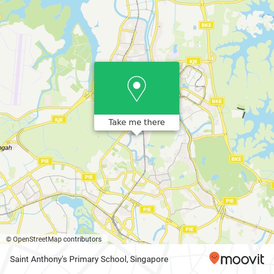 Saint Anthony's Primary School map