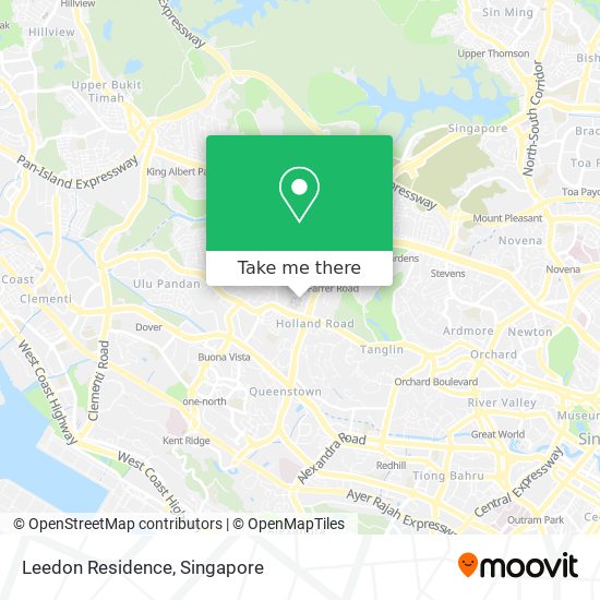 Leedon Residence map