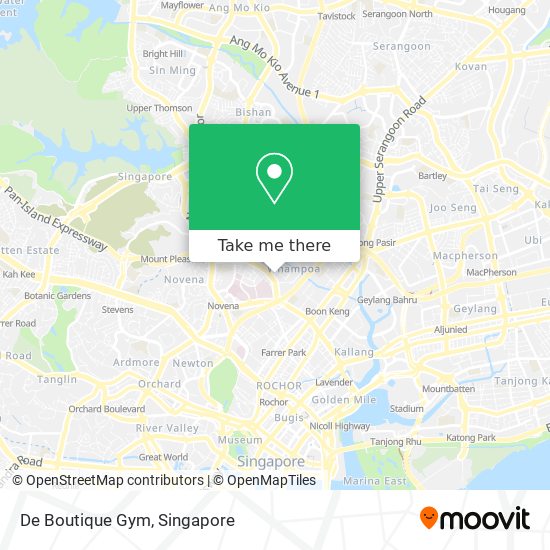 De Boutique Gym map