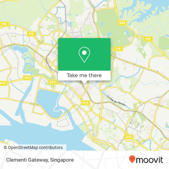 Clementi Gateway map