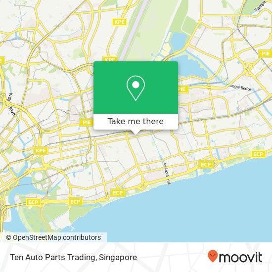 Ten Auto Parts Trading map