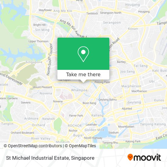 St Michael Industrial Estate map