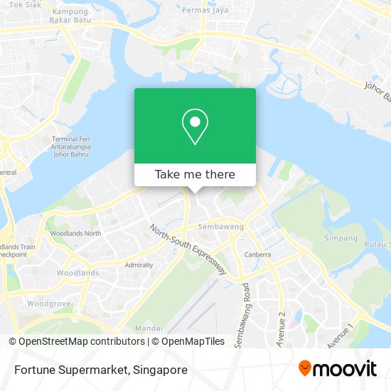 Fortune Supermarket map