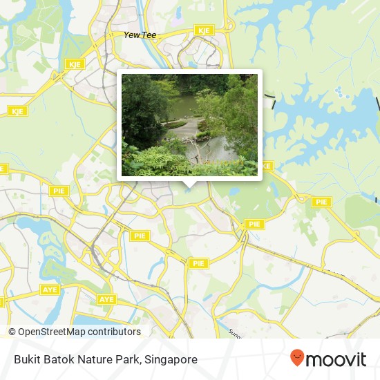 Bukit Batok Nature Park map