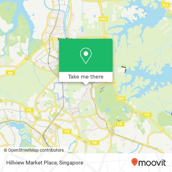 Hillview Market Place map