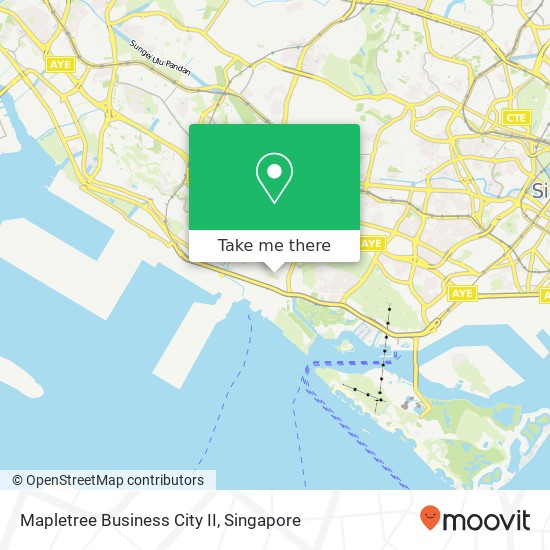 Mapletree Business City II map