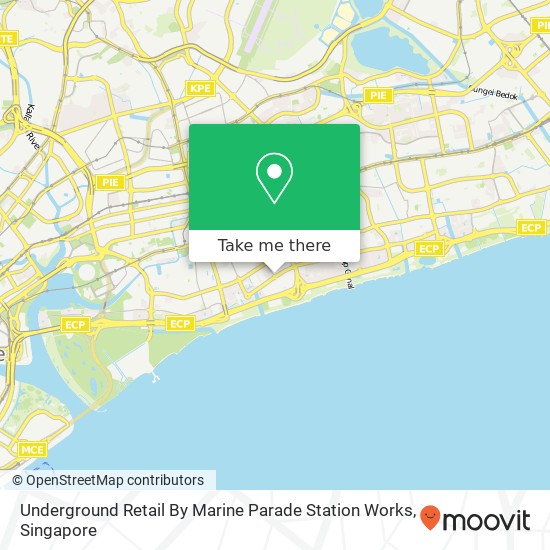 Underground Retail By Marine Parade Station Works map