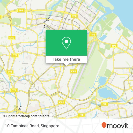 10 Tampines Road map