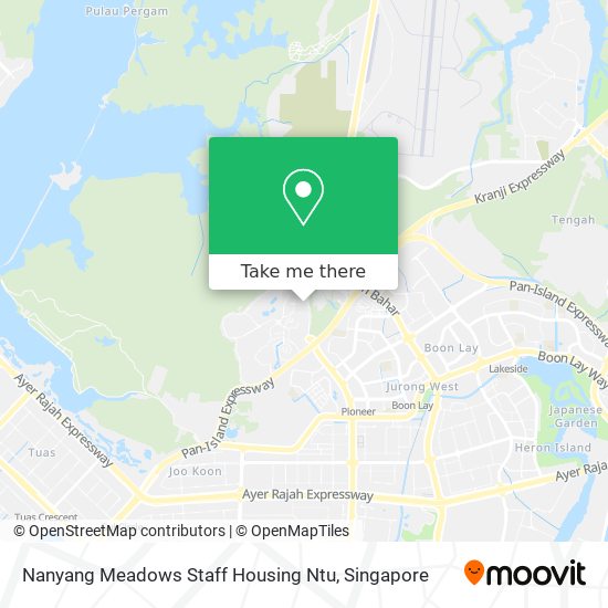 Nanyang Meadows Staff Housing Ntu map