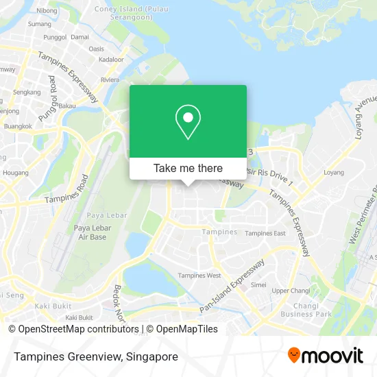 Tampines Greenview地图