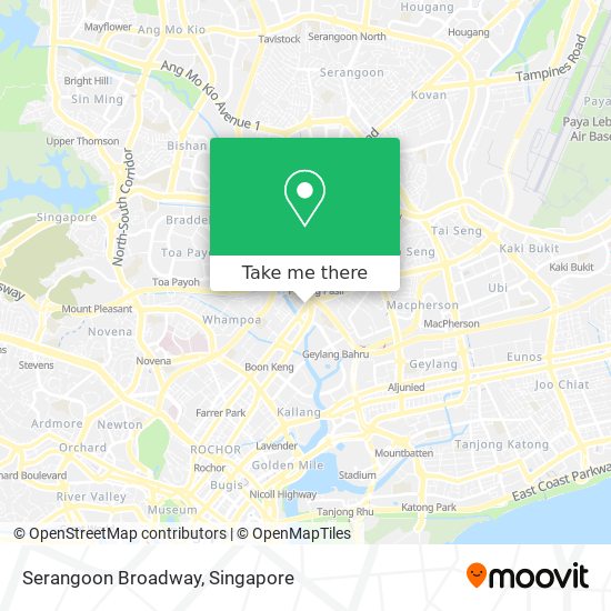 Serangoon Broadway map