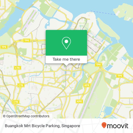 Buangkok Mrt Bicycle Parking map