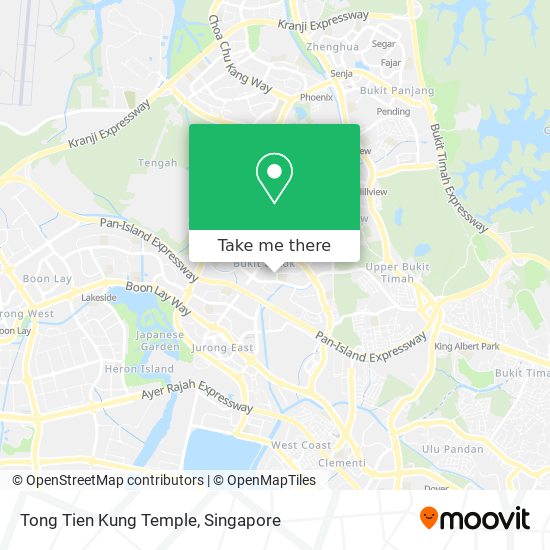 Tong Tien Kung Temple map