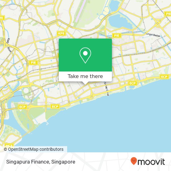 Singapura Finance map