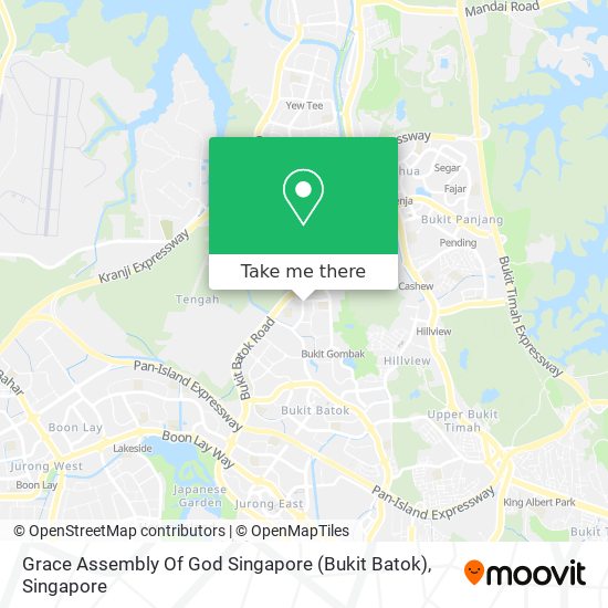 Grace Assembly Of God Singapore (Bukit Batok) map