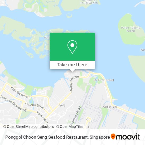 Ponggol Choon Seng Seafood Restaurant map